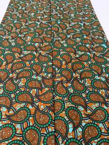 Elegante Tela con estampado de cera africana de algodón de Kenia con patrones de moda para confección de trajes tradicionales y modernos - Product Image 4