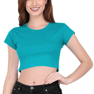 บริการ OEM เสื้อครอปท็อปผู้หญิง ป้องกันแสงแดด UPF 50+ ระบายความชื้นได้ดี เนื้อผ้านุ่มผสมผสาน น้ำหนักเบา เป็นมิตรต่อสิ่งแวดล้อม - Product Image 1