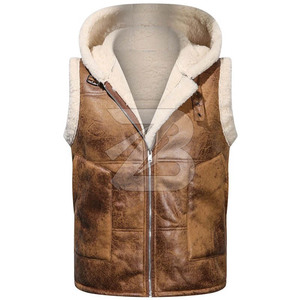 Veste d'hiver réversible en cuir PU de haute qualité pour homme, imperméable, doublure en polaire, col en V, style streetwear - Product Image 1