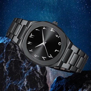 Montre de luxe de haute qualité à étiquette privée, cadran personnalisé avec logo, mouvement Miyota, étanche 5ATM, montre à quartz en acier inoxydable pour hommes - Product Image 3