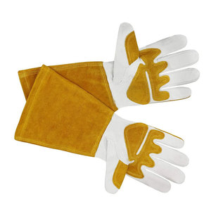 Custom Design Welding <b>Gloves</b> Heavy Duty Durable Material Low MOQ Welding <b>Gloves</b> Made In Pakistan - Product Image 1