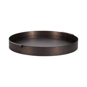 Plateau de service rond en métal de qualité supérieure, durable et sûr, pour mariage, restaurant, restauration et service alimentaire à prix avantageux. - Product Image 6