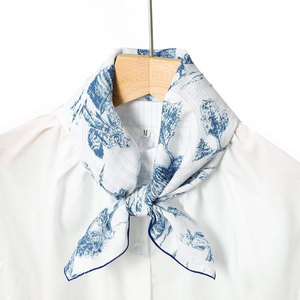 <b>Silk</b> <b>Scarf</b> Elegant Lightweight Material For Office Fashion Hair Wrap And Party Wear <b>Silk</b> <b>Scarf</b> - Product Image 2