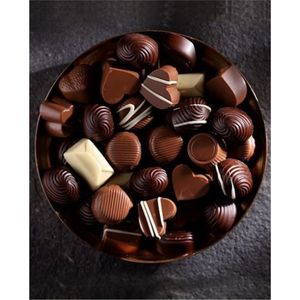 Plateau de service de luxe en métal doré avec poignée, plateau décoratif pour fruits, chocolats et bonbons, idéal pour centre de table de mariage - Product Image 4