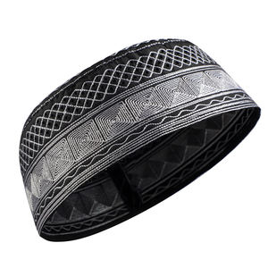 Chapeaux de prière musulmans ethniques pour hommes, prix de gros, casquette de haute qualité en tissu respirant, couleurs et tailles personnalisables, pour usage en mosquée - Product Image 5