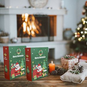 10 pz a forma di libro cartone animato scatola di caramelle scatole di natale per festa di compleanno per festa di nozze per Babbo Natale prodotti natalizi da forno - Product Image 2