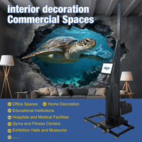 Imprimante murale UV verticale Faith Diy House 3D Store3D CNC Laser Epson I3200