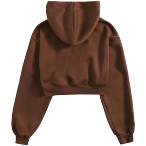 Sudadera Corta con Capucha para Mujer, Hecha en Pakistán, de Alta Calidad, con Logotipo Personalizado, Transpirable, Ecológica, para Invierno - Product Image 2