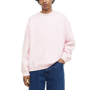 Nouveau Sweat-shirt en coton de haute qualité Sweat-shirt en polaire uni personnalisé Sweat-shirt surdimensionné à col rond pour hommes - Product Image 1