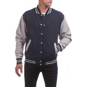 High Quality Men's Varsity Letterman <b>Jacket</b> Slim Fit Two-Tone <b>Baseball</b> <b>Bomber</b> <b>Jacket</b> Wholesale Blank Cotton Fleece Outerwear - Product Image 1