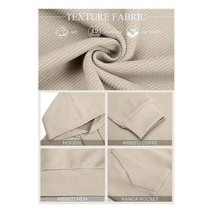 Sweat-shirts personnalisés à logo 3D les plus vendus pour hommes, tissu French Terry lourd 500 g/m², coupe ample - Product Image 4