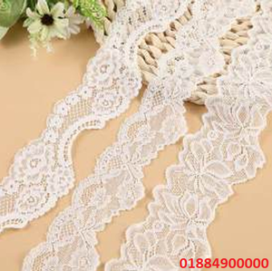 Dentelle florale décorative de luxe écologique 100 % coton pour col de robe, col de chemisier, accessoires de couture pour vêtements - Product Image 3