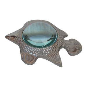Lupa con Forma de Tortuga, Lupa con Mango de Tortuga para Lectura, Accesorios de Oficina, Decoración de Escritorio para el Hogar y la Biblioteca, Elegante - Product Image 1