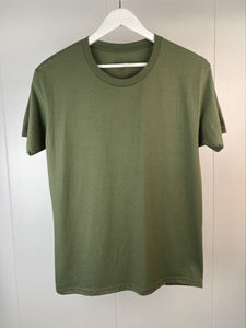 Mens Plain Cotton T Shirt Round Neck Soft Fabric <b>Short</b> <b>Sleeve</b> Comfortable Casual Wear for Bulk Supply - Product Image 5