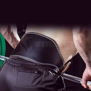 High Quality Gym Fitness Workout Powerlifting <b>Belt</b> Factory Customized Color Leather Powerlifting <b>Belt</b> - Product Image 4