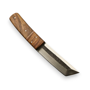 Cuchillo de Cocina Sheepsfoot de Calidad Premium, Hoja de Acero al Carbono, Mango de Madera, Borde Recto, Grosor de 0.6mm, Grado DIY - Product Image 3