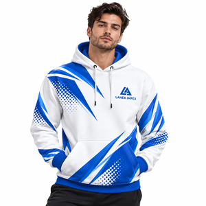 Custom Logo Sublimation Hoodie <b>Sweatshirts</b> Full Print Fleece Hoodies for <b>Men</b> Stylish Streetwear Clothing OEM and ODM Clothing - Product Image 1