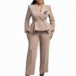 Blazer de Mujer de Último Diseño, Color Sólido, Manga Larga, Botón Único, Blazers de Oficina para Damas, Traje de Mujer, Chaquetas de Negocios para Mujer - Product Image 1