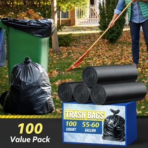 ถุงขยะสีดำ TH GB-002 ขนาด 55-60 แกลลอน แข็งแรงทนทาน เกรดเชิงพาณิชย์ สำหรับใช้ในบ้าน สำนักงาน และกลางแจ้ง - Product Image 2