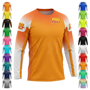 Nouveau Maillot de Motocross 2026 à Manches Longues Respirant Séchage Rapide Style Unique Personnalisé Dégradé Vêtement de Sport Maillot de Sublimation Personnalisé - Product Image 1