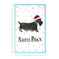 Serviettes de cuisine imprimées pour Noël, écologiques, de qualité supérieure, 100 % coton.