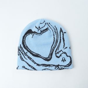 Gorro de punto estampado, versátil, estilo urbano hip-hop, moderno, elegante, jacquard, camuflaje, cuadros, lazos, dibujos animados, playa, 100% - Product Image 3