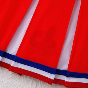 BAIGE Ensemble de 2 Tenues de Cheerleader pour Filles, Costume de Cheerleading avec Strass, 100% Polyester pour Équipe de Danse - Product Image 5