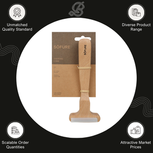 Peigne démêlant Sofure en bois de hêtre pour animaux de compagnie, fabriqué en Espagne, pour la production en gros, à prix abordable - Product Image 2