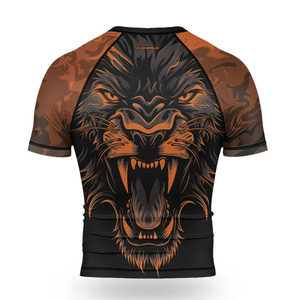 Camiseta de Compresión Sublimada Personalizada - Camiseta de Entrenamiento BJJ de Manga Larga con Protección Anti-UV de 220g para Unisex - Product Image 3