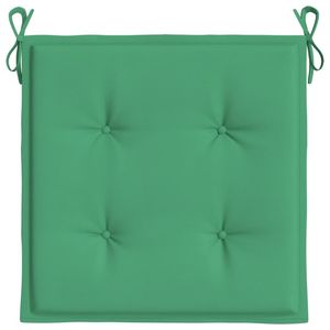 Juego de 6 Cojines para Sillas de Tela Oxford Verde, 100% Poliéster, para Muebles de Patio - Product Image 5