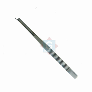 Osteotome chirurgical manuel MASING en acier inoxydable de haute qualité, courbé à droite, avec une seule protection - Product Image 4