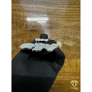 Collar de Diseño Personalizado de 1994 con Diamante Cultivado en Laboratorio, Detalles de Escritura Helada, Estilo Hip Hop, Joyería de Lujo - Product Image 6