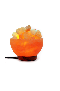 Lampes de sel de l'Himalaya miniatures USB contemporaines avec logo personnalisé, marque privée, OEM, collection décorative de cristal de qualité supérieure, alimentées par USB - Product Image 2