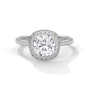 Anillo de Diamantes Cultivados en Laboratorio de Oro de 14K, Anillo de Compromiso de Oro Sólido de 18K para Mujer, Estilo Clásico, Certificado IGI, Anillo de Compromiso, Aniversario - Product Image 4