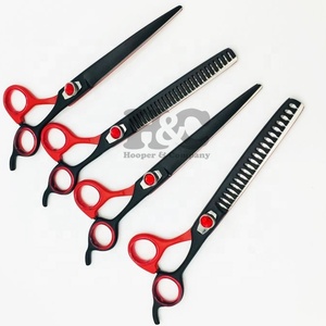 Ciseaux pour animaux de compagnie Ciseaux de toilettage pour animaux de compagnie Ensemble amincissant droit 6 en 1 Ciseaux de toilettage pour chiens Emballage durable Logo gratuit - Product Image 3