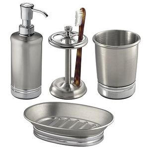 Antique Metal Bathroom Set Designed For Classic <b>Interiors</b> Enhancing Washroom Organization With Timeless Decorative Appeal - Product Image 4