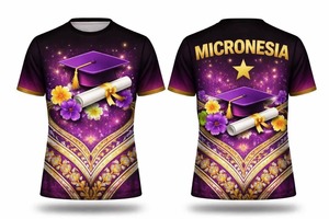 Wholesale Custom T Shirt Printed Men T Shirts High Quality O-Neck Short Sleeve T Shirt Micronesian Trending Design - Product Image 3
