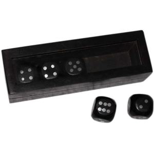 Producto estándar superior, caja de madera única, incrustaciones pulidas, dados decorativos de forma cuadrada de madera Sheesham para el hogar y los juegos de alta calidad - Product Image 4