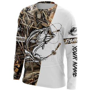 Superventas nuevo diseño hombres sublimación pesca Jersey cómodo hombres sublimación pesca Jersey - Product Image 2