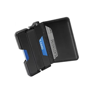 Carteras Cortas de Cuero PU Premium para Hombre, Porta Tarjetas de Identificación, Porta Dinero con Clip - Product Image 6