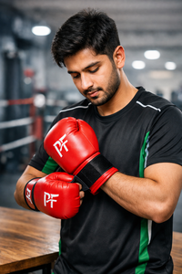 Guantes de Boxeo Cardio Pro Training, Guantes de Piel Sintética para Sparring, MMA y Kickboxing - Product Image 4