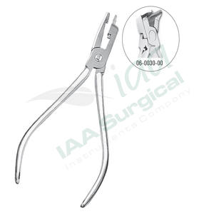 Pince de retrait de ligatures postérieures dentaires à long manche, coupe-ligatures, pinces orthodontiques, instruments chirurgicaux en acier inoxydable CE - Product Image 5