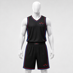 Uniforme de Baloncesto Premium, Conjunto de Camiseta y Pantalones Cortos, Uniforme de Baloncesto con Tela de Poliéster Transpirable de Secado Rápido para Entrenamiento en Equipo - Product Image 3