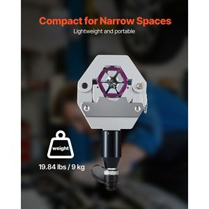 Kit Crimpatrice Idraulica Hydra-Krimp AC con 7 Matrici e Valigetta per Trasporto e Crimpatura Tubi A/C - Product Image 5