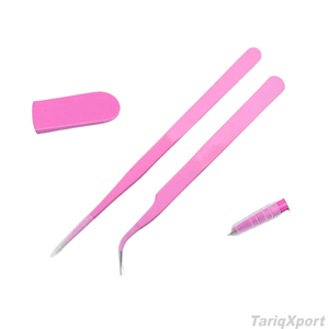 Pince à épiler professionnelle en acier inoxydable durable avec pointe dentelée lisse pour usage en salon, personnalisable - Product Image 2