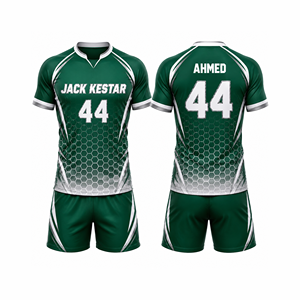 Kit d'uniforme de rugby avancé avec impression par sublimation durable, maillot et short assortis pour l'apparence d'une équipe professionnelle - Product Image 1
