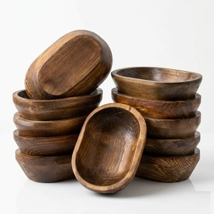 Wholesale Luxury Amethyst Crystal Infused Wooden Dough Bowl <b>Candle</b> 3-<b>Wick</b> Natural Soy Wax Aromatherapy <b>Candle</b> For Home Decor - Product Image 5