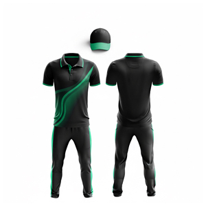 Breathable Polyester Sublimation Cricket Uniform | Men <b>Women</b> Youth Cricket Wears Polo Shirt and <b>Trouser</b> Full Team Outfit - Product Image 2