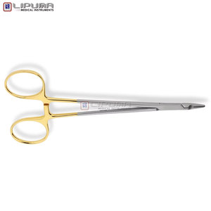 Portaagujas Quirúrgico RYDER de 6'' (15cm) con Mango de Anillo con Trinquete, Pinzas de Mandíbulas Rectas, Fuente de Alimentación Manual, Instrumentos Médicos - Product Image 3