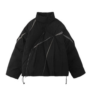 Veste matelassée à capuche pour homme, style luxueux, veste d'hiver surdimensionnée pour homme pour les vêtements de marque privée - Product Image 3